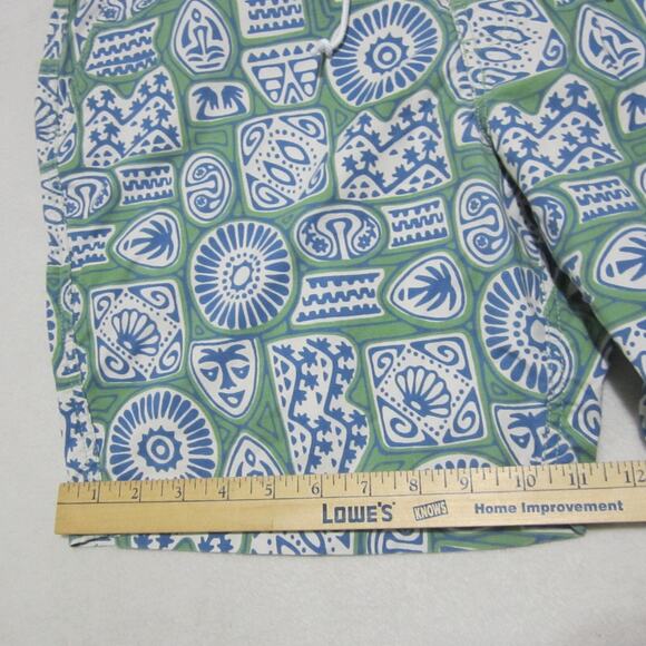 Kanvas By Katin Castaway 17” Hybrid Trunks Jade Shorts Men's Sz 34 Blue & Green - Picture 11 of 14